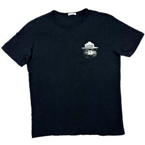 Hiro Clark Mens T-Shirt Smokey Bear Smoke Show Tee Size Small Black Canada